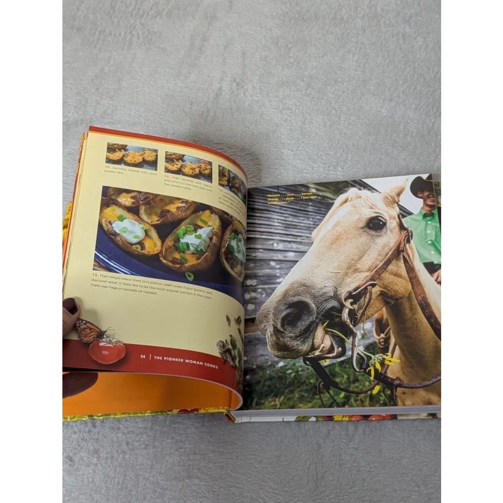 The Pioneer Woman Cooks Cookbook One Size Orange Green New